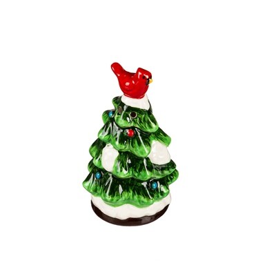Ceramic Christmas Tree Salt and Pepper Shaker+