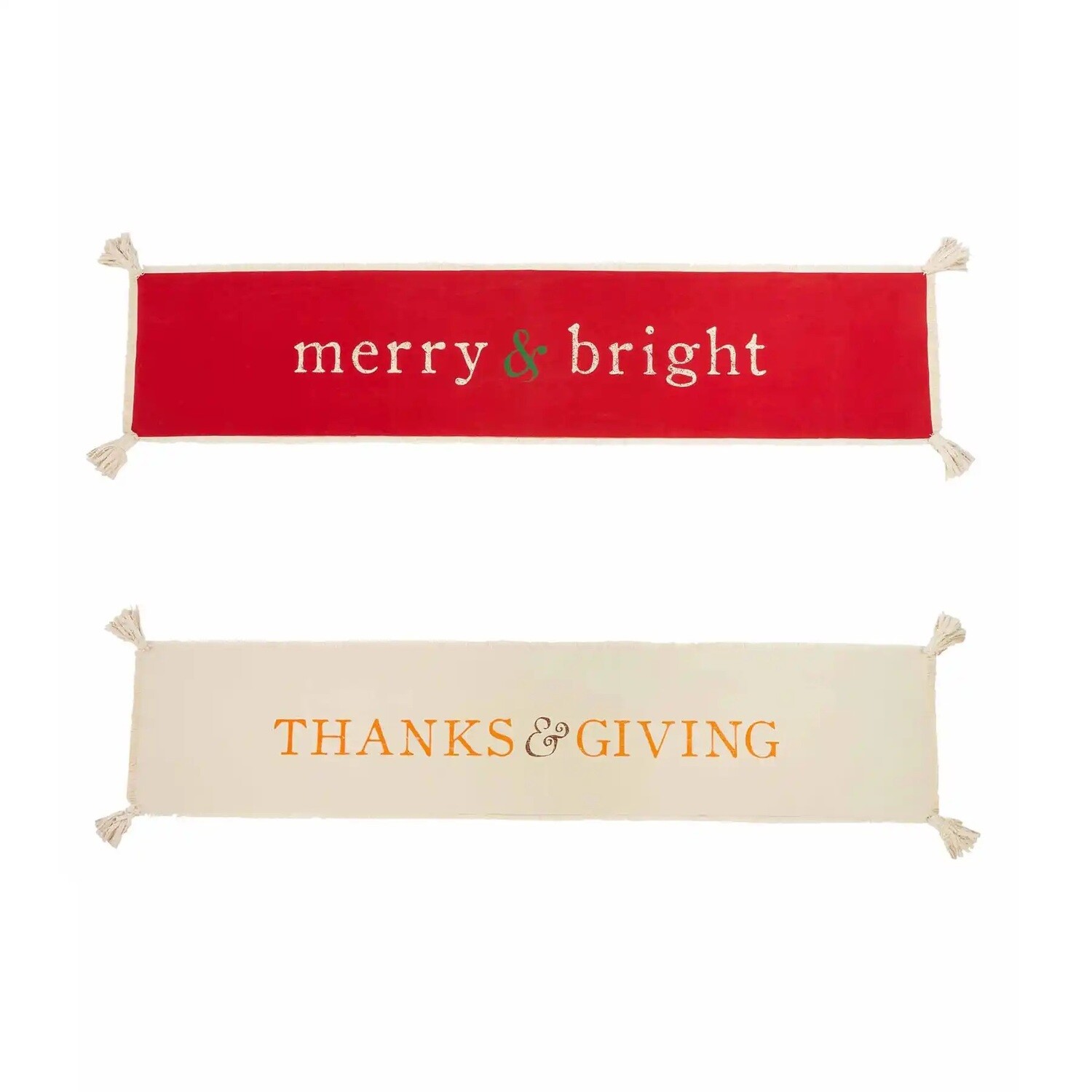 Christmas/Thanksgiving Reversible Table Runner+