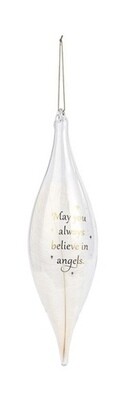 Feather Angel Ornament-Believe+