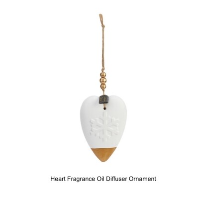 Heart Ceramic Diffuser Ornament AMZ+