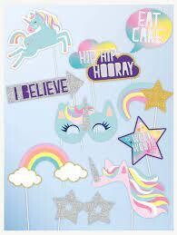 10ct Unicorn Photo Booth Props+