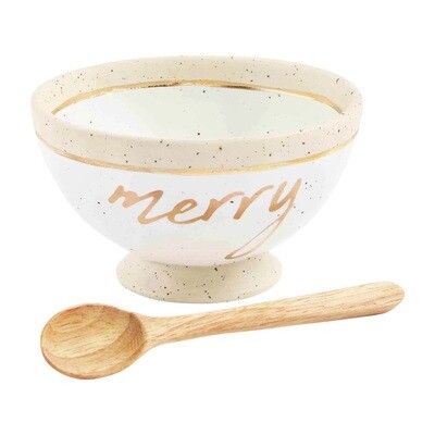 Merry Gold Stoneware Dip Set AMZ+