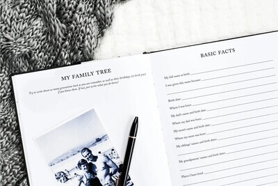 Legacy Journal: A Generational Story &amp; Family Keepsake+