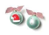 My First Christmas Glass Ornament AMZ+