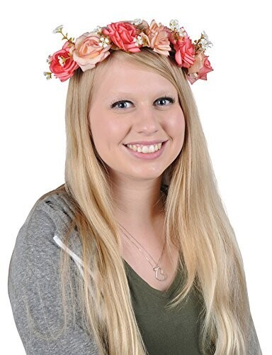 Multi-Pink Flower Crown+