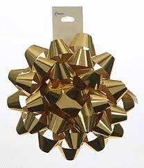 6” Metallic Gold Gift Bow+