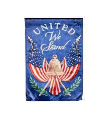 United We Stand Garden Lustre Flag+
