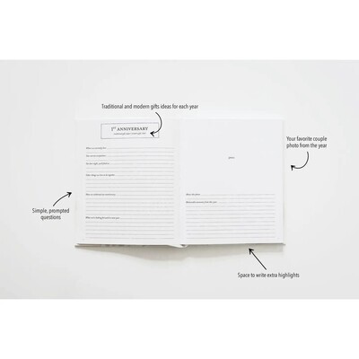 Anniversary Journal-Crème+