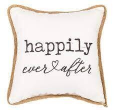 Happily Ever After Pillow 12x12+