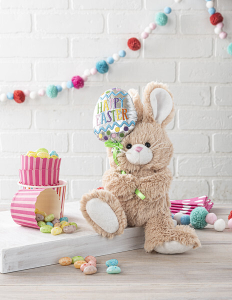 Small Happy Easter Bunny Plush+