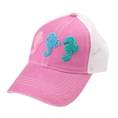 Simply Southern Hat- Seahorse+