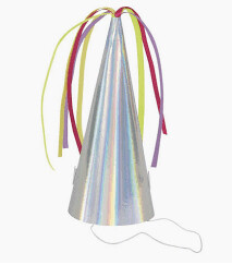 8ct unicorn cone hats+