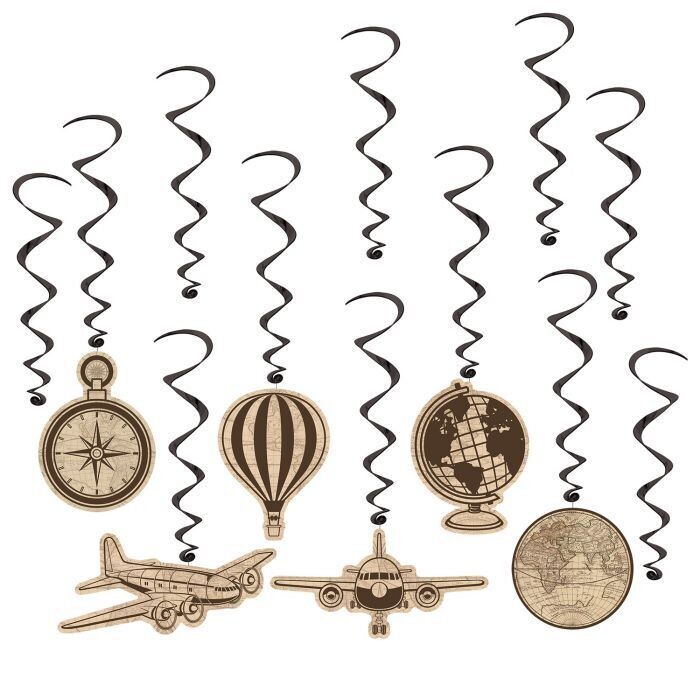 Around the World Hanging Whirls+