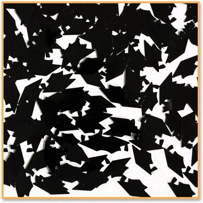 Black Grad Cap Confetti .5oz Bag+