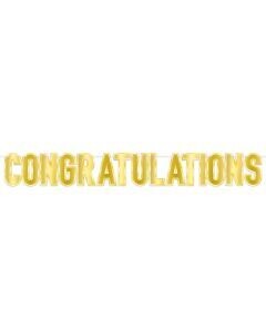 Gold Foil Congratulations Streamer+