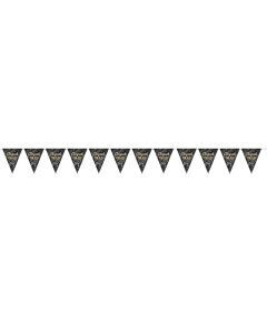 Metallic Congrats Grad Pennant Banner+