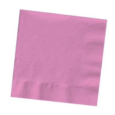 Candy Pink 3ply Beverage Napkin 50ct AMZ+