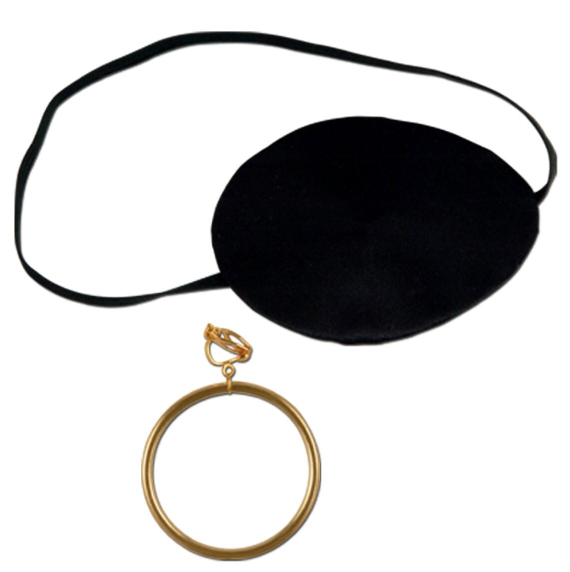 Pirate Eye Patch &amp; Plastic Earring AMZ+