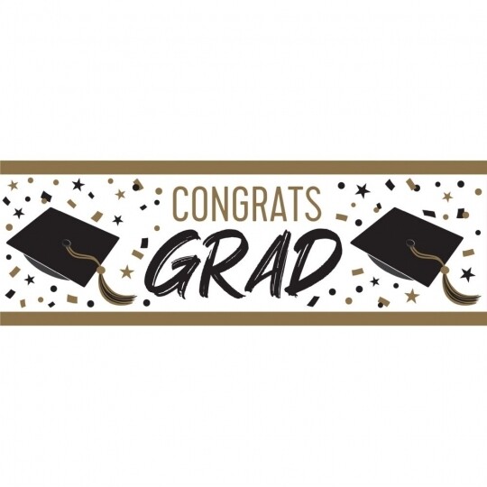 Giant Party Graduation Banner+