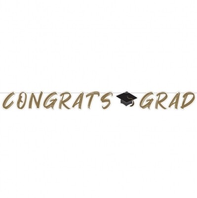 Congrats Card Ribbon Banner+