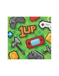 Game On Beverage Napkins 16ct AMZ+