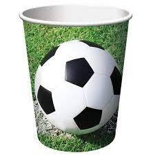 Sports Fanatic 9oz Soccer Paper Cup+