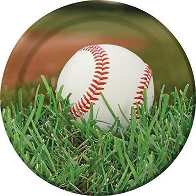 Sports Fantatic Baseball 9&quot; Plates 8ct+