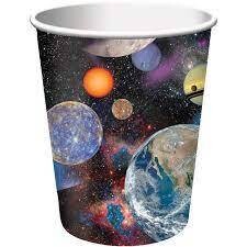 Outer Space 9oz Plastic Cups 8ct+