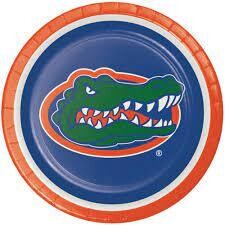 University of Florida Gators 9&quot; Dinner Plates 8ct AMZ+