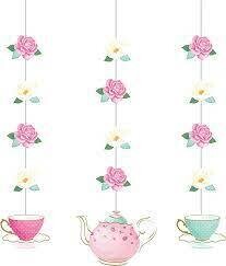 Floral Tea Party Hanging Cutout+ AMZ