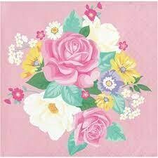 Floral Tea Party Napkins AMZ+