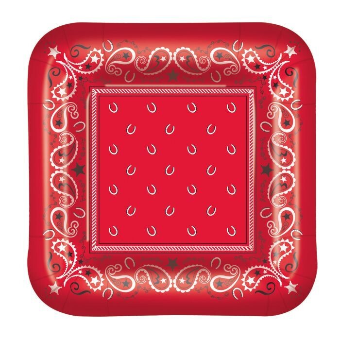 Bandana 7&quot; Plates AMZ+