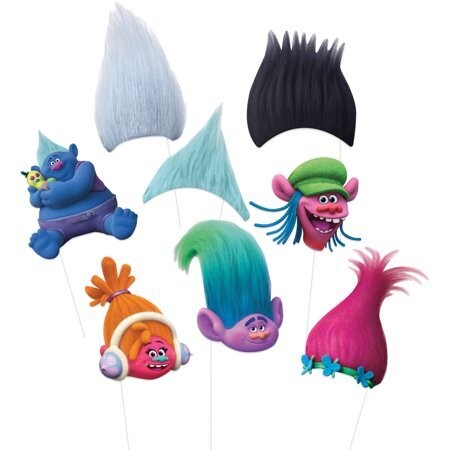 Trolls Photo Props 8ct AMZ+