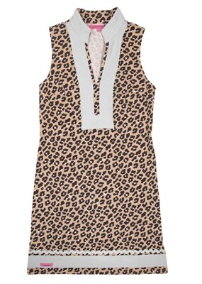 Simply Southern Tunic Dress Leopard Adult Large+