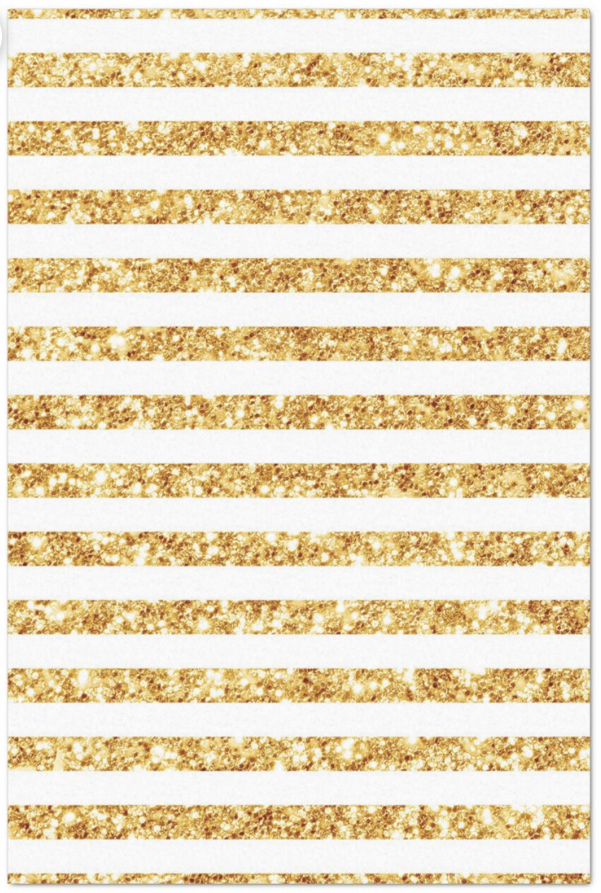 Gold Stripe Glittered Tissue +