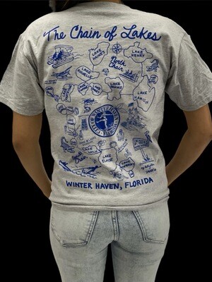 Grey Winter Haven Youth Chain of Lakes Color Logo+