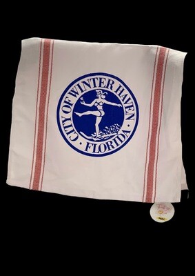 Winter Haven Tea Towel - Water Ski Logo+