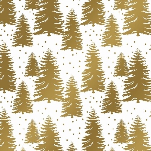 Gold Tree White Premium Gift Wrap+
