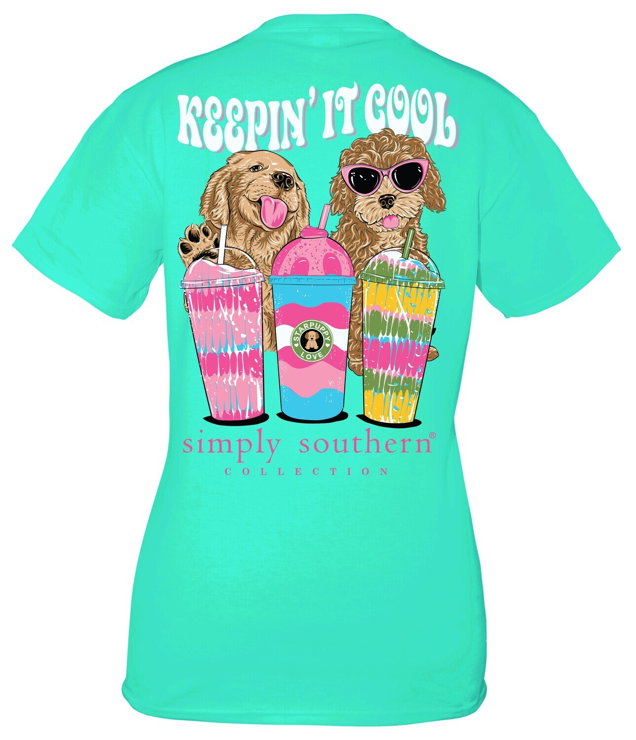 Simply Southern Youth Short Sleeve  Cool Shore+, Size: YOUTH SMALL