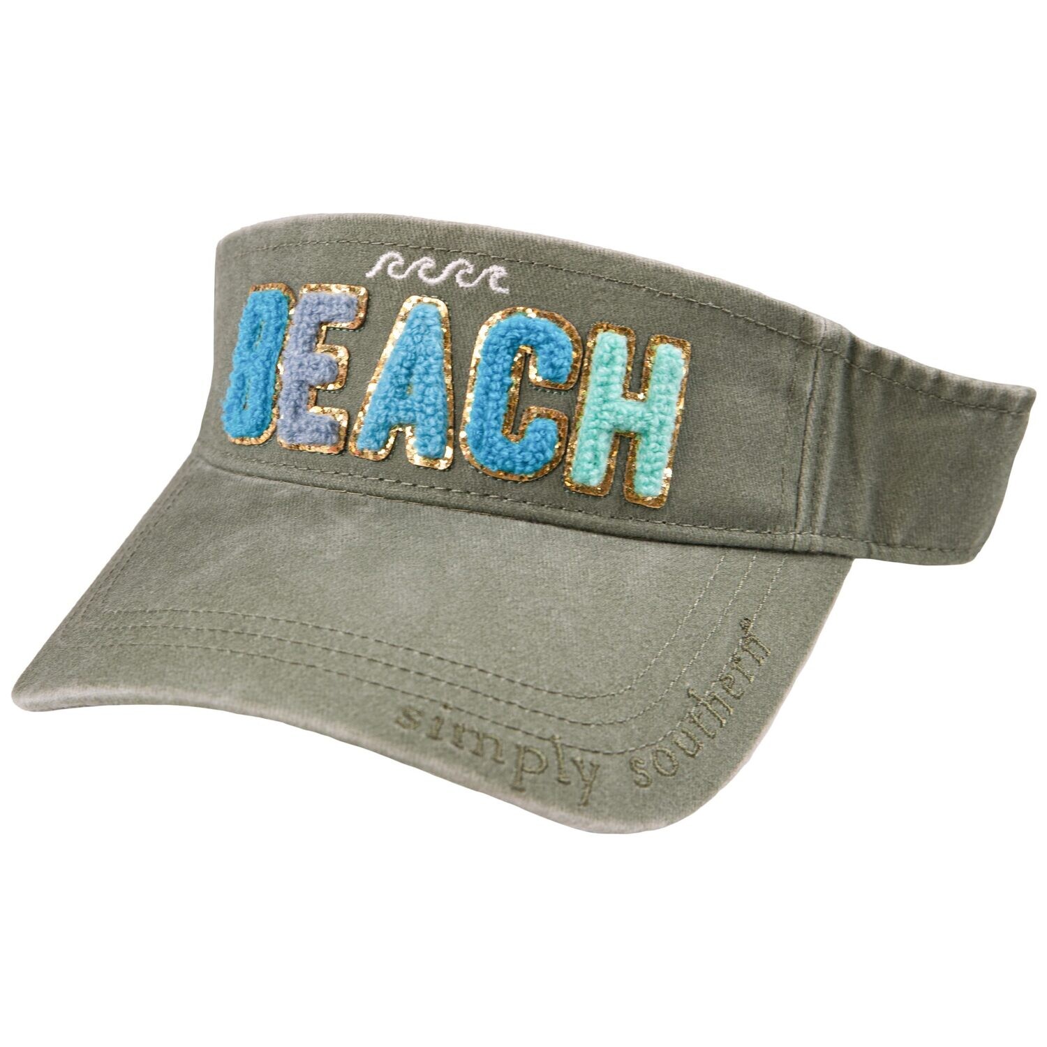 Simply Southern Sparkle Visor-BEACH+