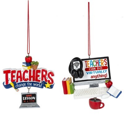 Virtual Teacher Ornament +