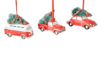 Retro Car, Truck, &amp; Van Ornament +