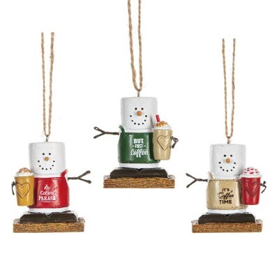 S’mores Barista Ornament+