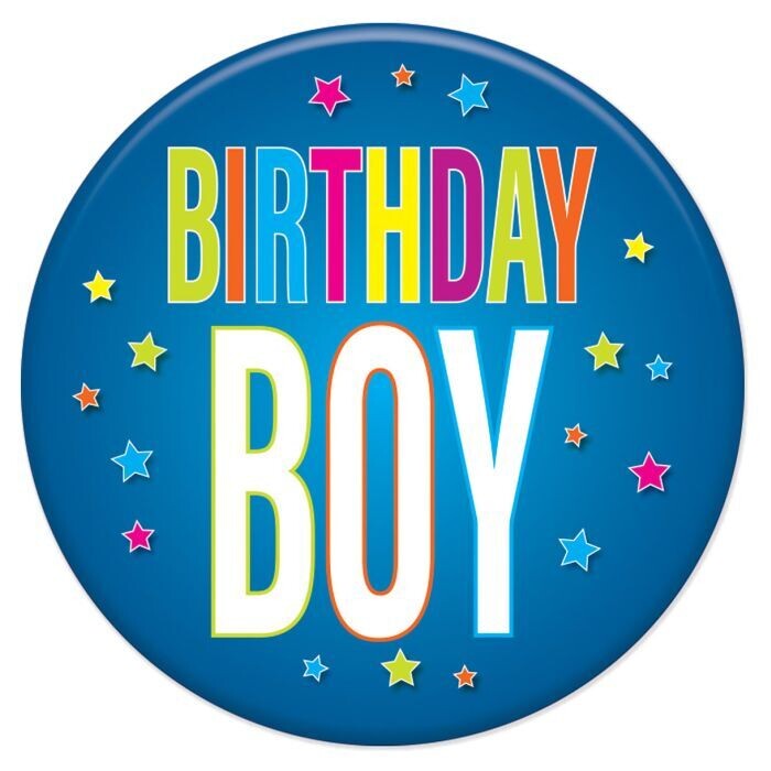 Birthday Boy Button +