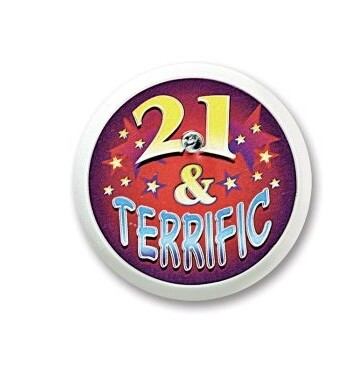 21 &amp; Terrific Blinking Button+