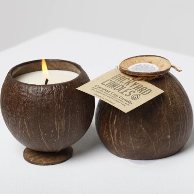 Cotton Wick 10oz Coconut Cup Candle+