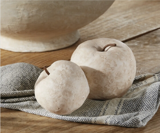 Small Paper Mache Apple+