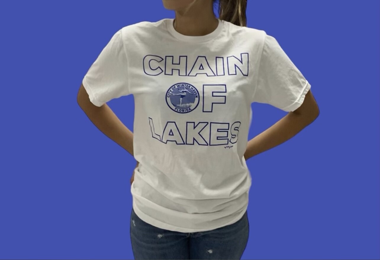 White Chain Of Lake T-Shirt+