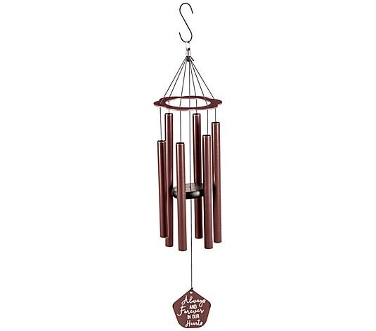 Always and Forever in Our Hearts 30”H Wind Chimes +