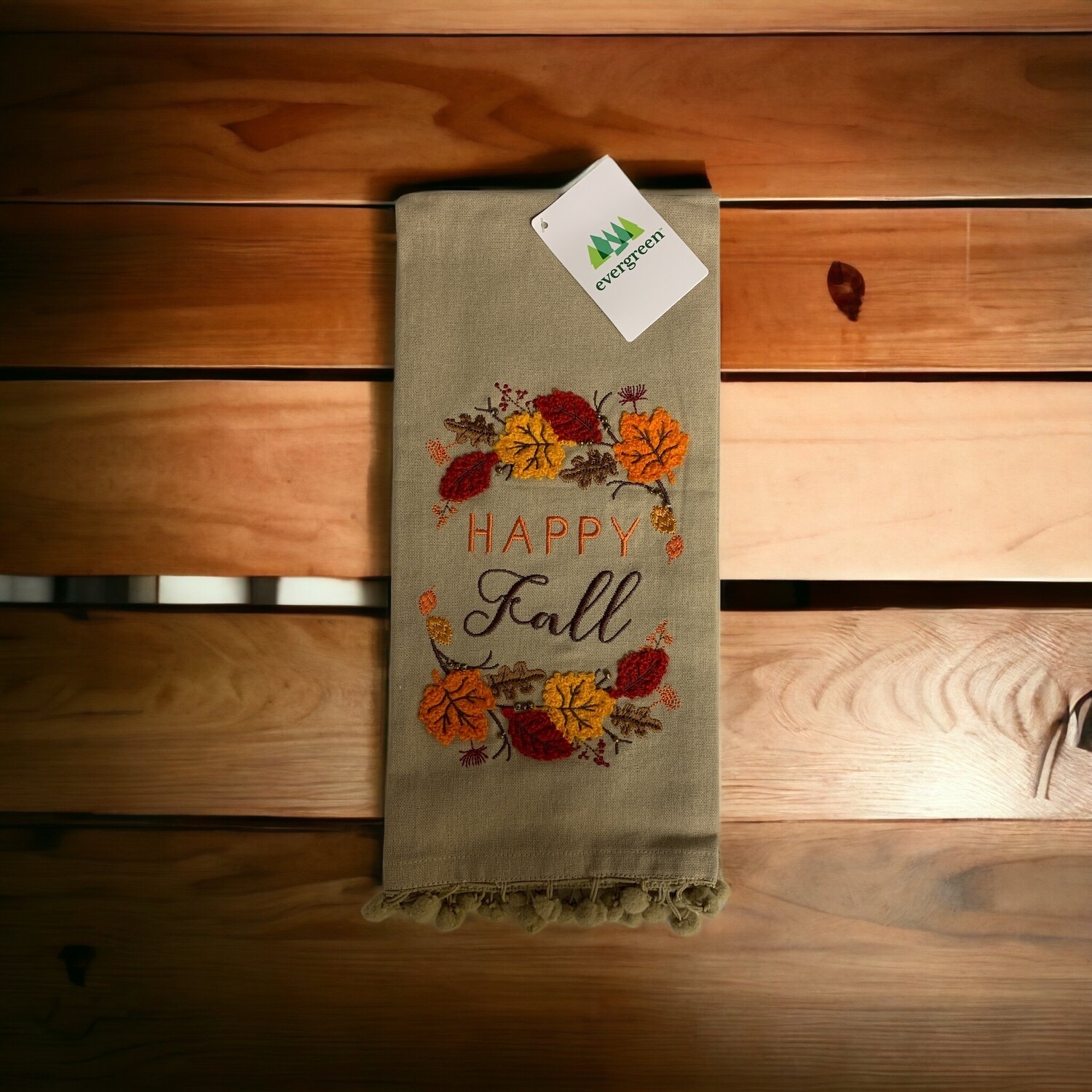 Harvest Tea Towel +, Style: Happy Fall